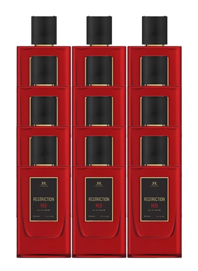 كابورال 12 قطع عطر ريستركشن ريد للرجال 100 مل - Image 1